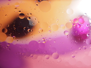 Abstract pictures. Multicolored circles on a colorful background.