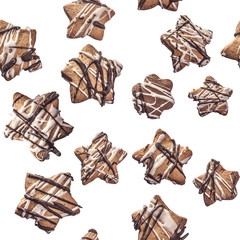 Seamless texture of cookies