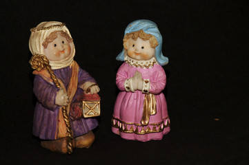 christmas of doll and art