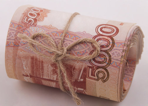 Five thousand ruble banknotes