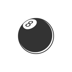 billiard ball icon. Amusement park element icon. Premium quality graphic design. Signs, outline symbols collection icon for websites, web design, mobile app, info graphics
