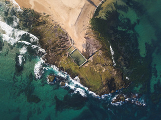 Mona Vale Rock Pool From Above