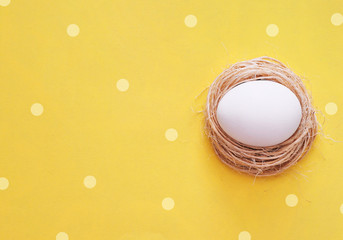 Easter eggs on a colorful background 

