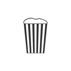 popcorn icon. Amusement park element icon. Premium quality graphic design. Signs, outline symbols collection icon for websites, web design, mobile app, info graphics
