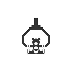 Prize machine icon. Amusement park element icon. Premium quality graphic design. Signs, outline symbols collection icon for websites, web design, mobile app, info graphics