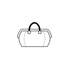 ladies handbag icon. Bags element icon. Premium quality graphic design. Signs, outline symbols collection icon for websites, web design, mobile app, info graphics