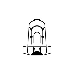 large backpack icon. Bags element icon. Premium quality graphic design. Signs, outline symbols collection icon for websites, web design, mobile app, info graphics