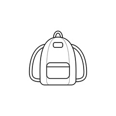 school bag icon. Bags element icon. Premium quality graphic design. Signs, outline symbols collection icon for websites, web design, mobile app, info graphics