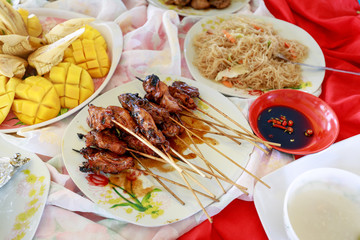 Traditional local food in Philippines