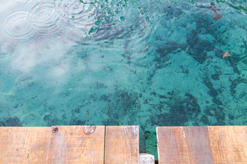 River and Dock at Media Luna Park, Mexico
