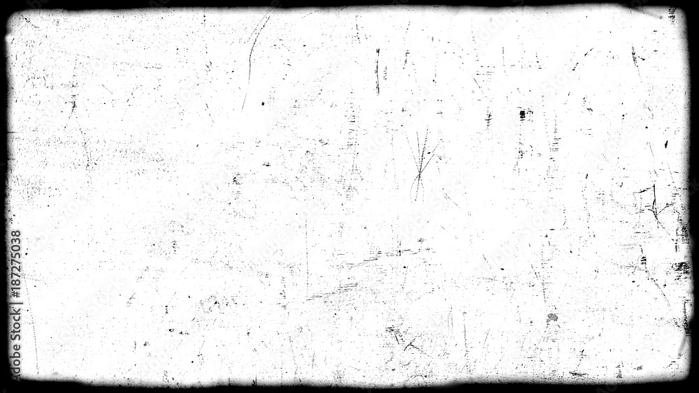 Wall mural abstract dirty or aging film frame. dust particle and dust grain texture or dirt overlay use effect 