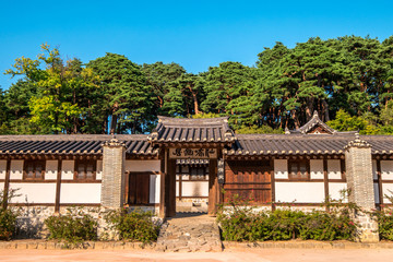 Cherished very well seongyojang a long tradition of Hanok, South Korea