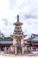 Fototapeta premium Dabotap Pagoda (National Treasure No. 20) of Korea's world famous Bulguksa Temple