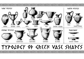 Greek vessel shapes. © Oleksandr Babich