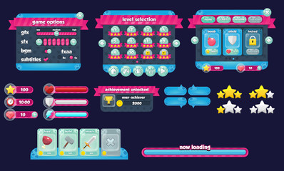 Space Game GUI Pack