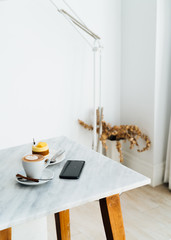 morning cup of coffee