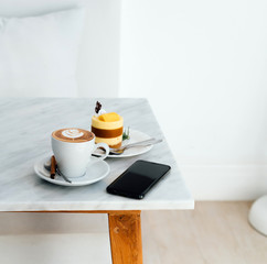 morning cup of coffee