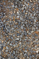 Gravel road texture