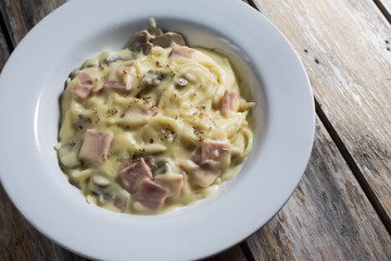 Spaghetti with Carabba Ham