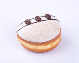 donut or chocolate donut on a background.