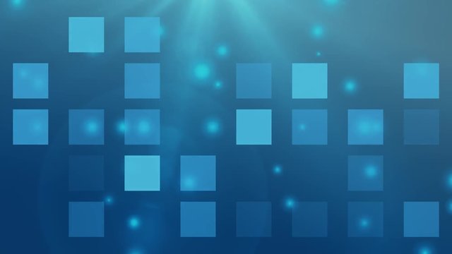 light particles and squares abstract video background