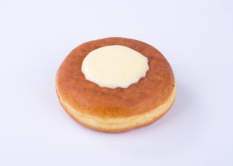 donut or cheese donut on a background.