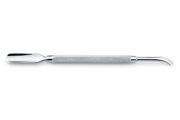 pusher for cuticle and nails care, manicure, pedicure tools isolated white background