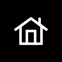 Home icon for simple flat style ui design