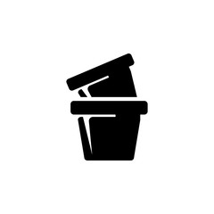 pots for plants icon. Garden elements. Premium quality graphic design icon. Simple love icon for websites, web design, mobile app, info graphics