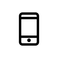Smartphone icon for simple flat style ui design