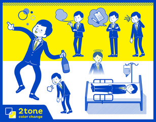 2tone type suit businessman_set 10