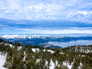 Lake Tahoe in winter