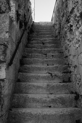 Obraz premium Treppe von Les Baux-de-Provence