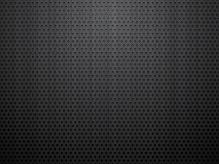 black brushed perforated steel background