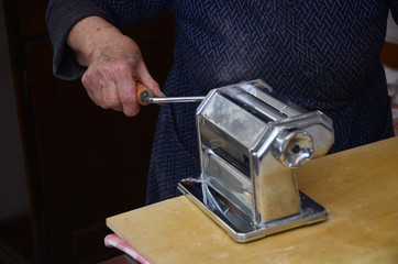 homemade Italian pasta
