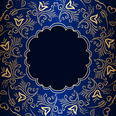 Vector vintage ornamental background.