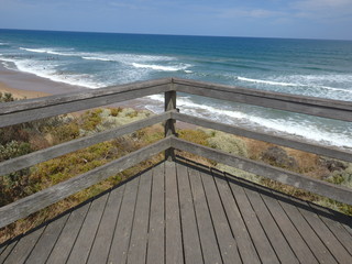 Beach balcony view