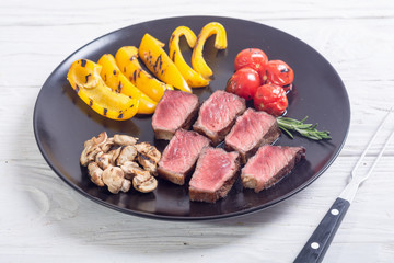 Grilled New York steak