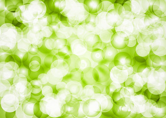 Beautiful green lens background.