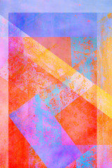 Grafischer abstrakter Hintergrund Design
- pink, orange und blau