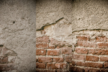Brick wall stone background - texture for continuous rocks