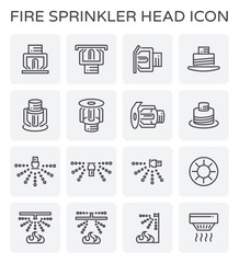 fire sprinkler icon