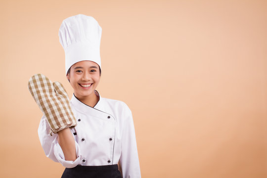 Happy Smiling Woman Baker Portrait