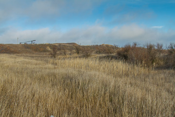 Kaolin quarry in the Zaporozhye region