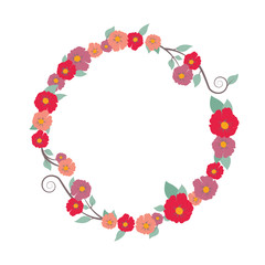 Lovely floral wreath