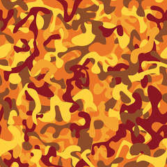 Seamless autumn camouflage