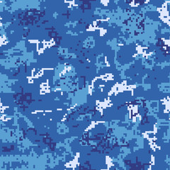Seamless camouflage of pixel pattern