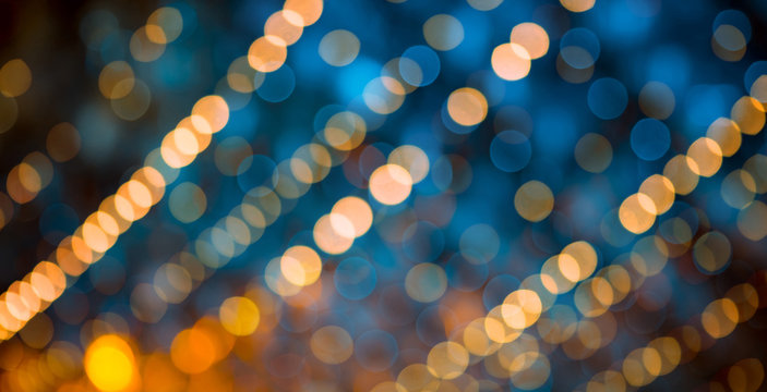 Beautiful abstract Background with bokeh lights.