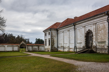 Fototapeta na wymiar Baroque monastery Camaldolese in Pazaislis, Kaunas, Lithuania