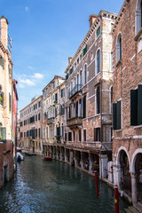 Small venetian canal, Venice, Italy